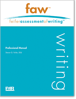 Photo of Feifer Assessment of Writing ™  Screening Form | FAW | PAR