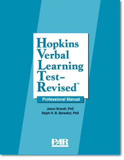 Photo of Hopkins Verbal Learning Test Revised ™