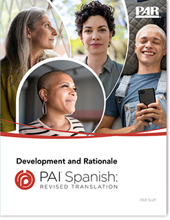 Photo of PAI ®  Spanish: Revised Translation