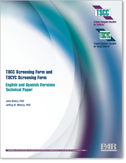 Photo of Trauma Symptom Checklist for Children ™  Screening Form